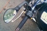 Kawasaki Zephyr adjustable clutch lever, Mirror from KTM Duke II